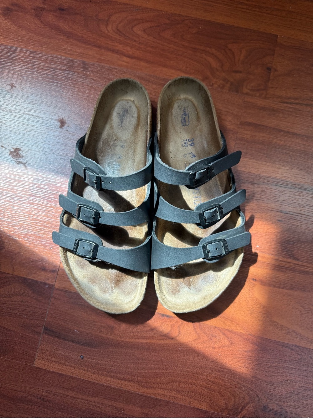 Birkenstock Florida Sandals in Black size 39